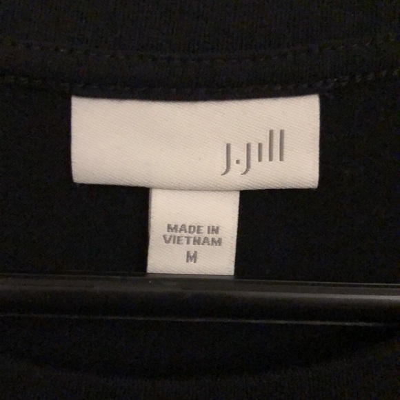 J-Jill Jersey-Knit Pleated Drawstring Waist Dress - Picture 6 of 8